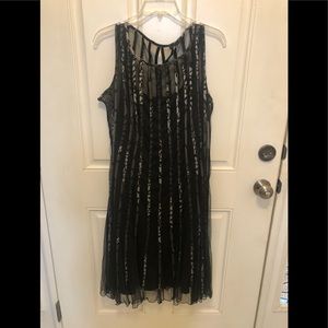 NWT Sandra Darren Black Dress